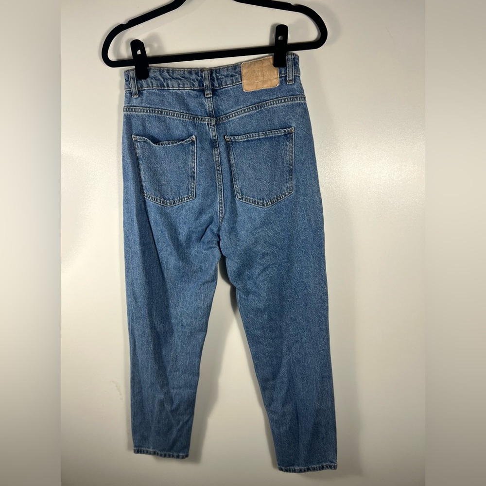 Zara Mom Fit Ankle Jeans Sz 6 - Picture 5 of 11